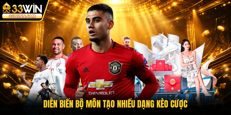 Diễn biến bộ môn tạo nhiều dạng kèo cược