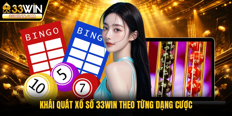 Khái quát xổ số 33WIN theo từng dạng cược